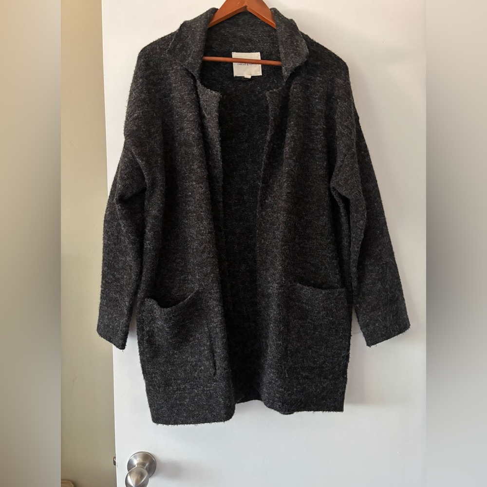 Thread & Supply Charcoal Cardigan